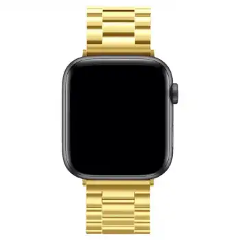 Apple Watch 42mm Metal Baklalı Kordon (saat Değildir) - Gold