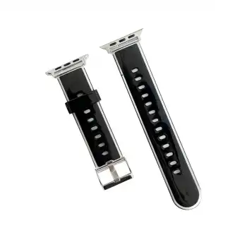Apple Watch 45mm Jelly Silikon Kordon (saat Değildir) - Siyah