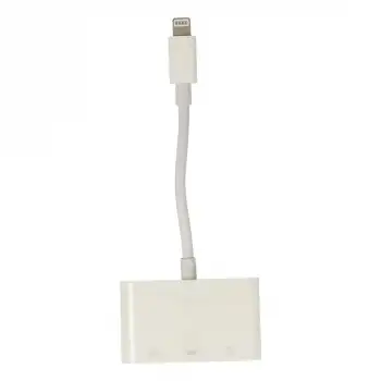 Apr23 Iphone Otg 3in1 - Beyaz