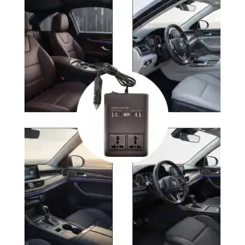 Araç Çakmak Girişli Güç İnvertörü 150W