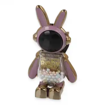 Astro Stand Tavşan Astronot - Mor