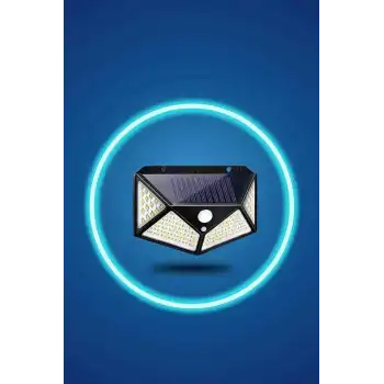 Bahçe Lambası Bahçe Aydınlatma Sensörlü Suya Dayanıklı 100 Led
