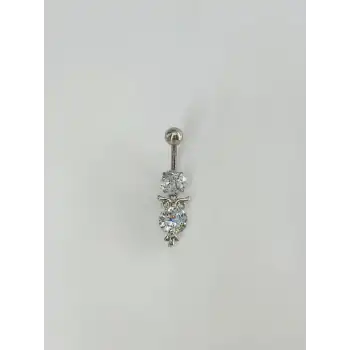 Baykuş Detaylı Göbek Pıercıng