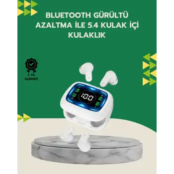 Bluetooth 5.4 Kablosuz Kulaklık Gürültü Engellemeli Uzun Pil Ömürlü