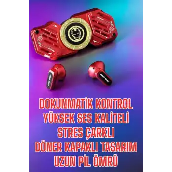 Bluetooth Kulaklık Stres Çarklı Döndürülebilir Uzun Şarj Süreli Oyuncu Kulaklığı