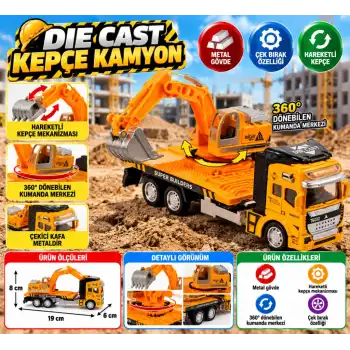 Çek Bırak Sarı Kepçe