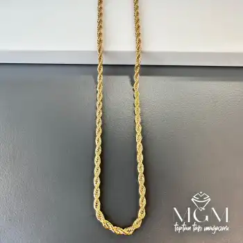 Çelik Burgu Halat Zincir 3 Mm