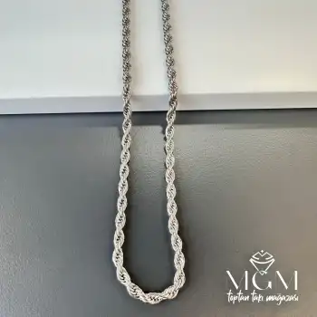 Çelik Burgu Halat Zincir 4 Mm