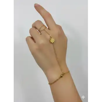 Çiçek Detaylı Çelik Şahmaran