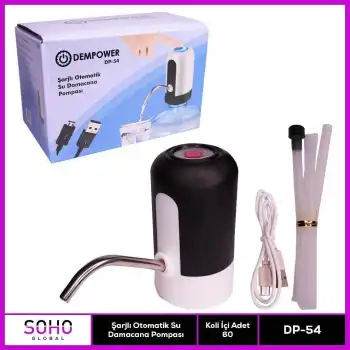 Damacana Pompası Şarjlı