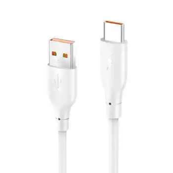 Dc65 Usb To Type-c 1m 3.0a Hızlı Şarj Kablo - Beyaz