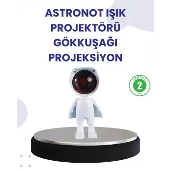 Dekoratif Gün Batımı Işığı – Astronot Figürlü