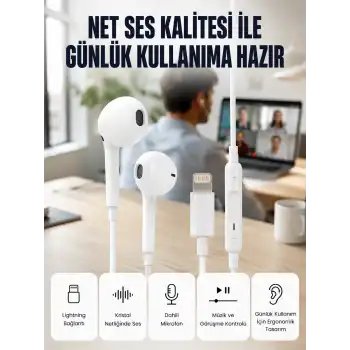 Derin Bas ve Net Ses Özellikli Kulak İçi Kulaklık Yeni Nesil