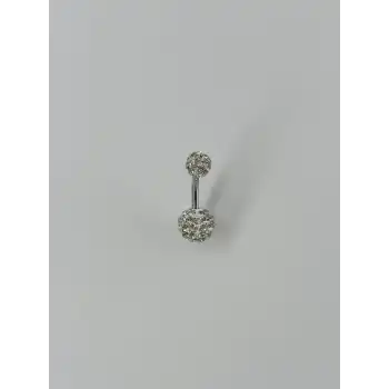 Disko Topu Göbek Piercing