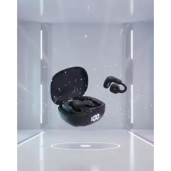 Dual Mikrofonlu Açık Kulak Kablosuz Kulaklık Net Görüşme