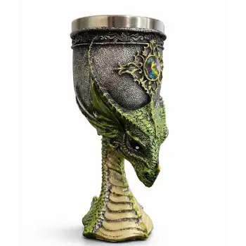 Ejderha Tasarımı 3d Kabartmalı Çelik Kadeh Bardak Alk4374