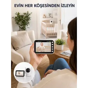 Enerji Tasarruflu Bebek İzleme Kamerası Gece Görüşlü Yeni Nesil