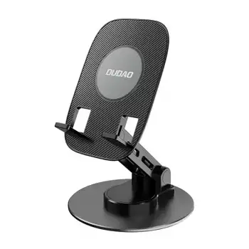 F17s  Masaüstü Telefon Tutucu Döner Tabanı Alüminyum Paslanmaz Çelik Katlanabilir