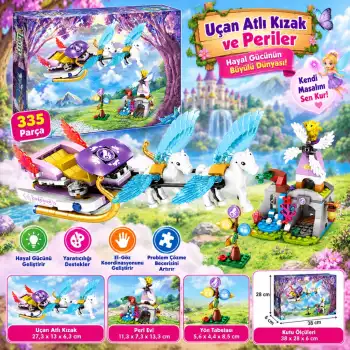 Fairy Parça Uçan Atlı Kızak ve Periler