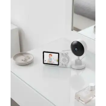 FHSS Teknolojili Güvenli Bebek Monitörü Net Görüntü