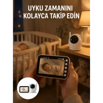 Gece Görüşlü Hareket Takipli Bebek Kamera Sistemi Yeni Nesil