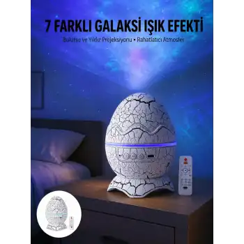 Gece Lambası Yumurta Işık Speaker Yeni Nesil Dinozor Yumurtası Görünümlü