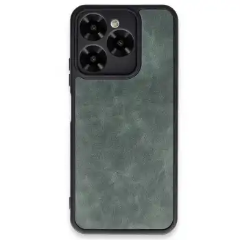General Mobile Era 30 Kılıf Aras Deri Kapak - Koyu Yeşil