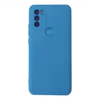 General Mobile Gm 21 Plus Kılıf Nano İçi Kadife Silikon - Mavi