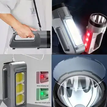 Güçlü Şarjlı Fener Masa Lambası  Wt-603