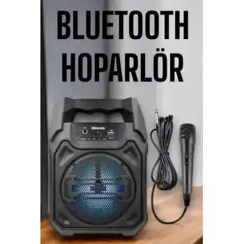 Güçlü ve Şarj Edilebilir Bluetooth Hoparlör 6.5 İnç