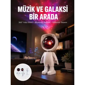 Gün Batımı Projektör Lamba Astronot Görünümlü Dekoratif Masa Lambası Yeni Nesil