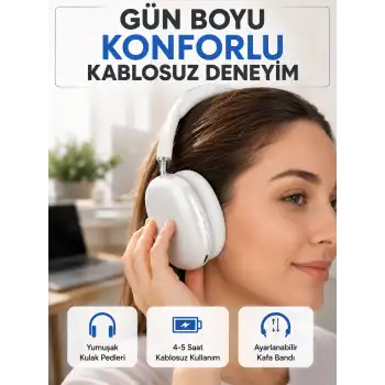 Gürültü Azaltmalı Bluetooth Kulaklık | 5 Saat Kesintisiz Müzik Yeni Nesil