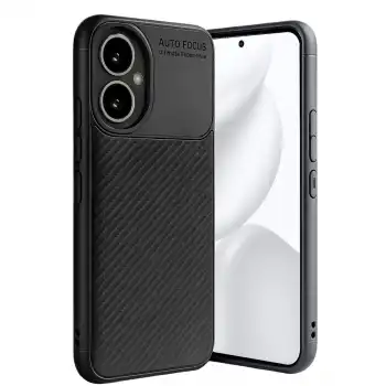 Honor 400 Kılıf Auto Focus Karbon Kapak - Siyah