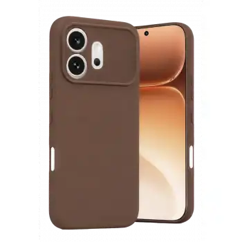 Huawei Honor 600 First Silikon - Kahverengi