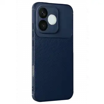 Huawei Honor 600 Lite Auto Focus Karbon Kapak - Lacivert