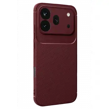 Huawei Honor 600 Pro Auto Focus Karbon Kapak - Bordo