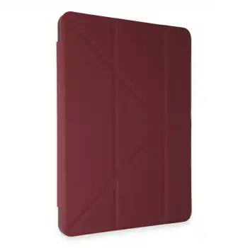 Huawei Honor Pad V9 Kılıf Kalemlikli Mars Tablet Kılıfı - Mürdüm