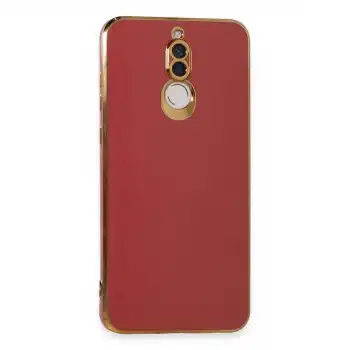 Huawei Mate 10 Lite Kılıf Volet Silikon - Kırmızı