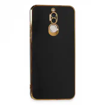 Huawei Mate 10 Lite Kılıf Volet Silikon - Siyah