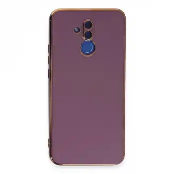 Huawei Mate 20 Lite Kılıf Volet Silikon - Mor
