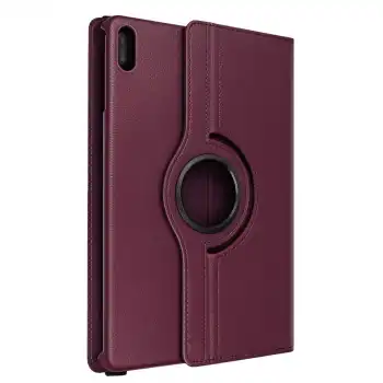 Huawei Matepad 11 10.9 360 Tablet Deri Kılıf - Mürdüm