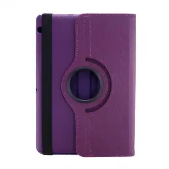 Huawei Mediapad T3 10 / 9.6 Kılıf 360 Tablet Deri Kılıf - Mürdüm