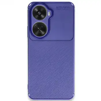 Huawei Nova 12 Se Kılıf Auto Focus Karbon Kapak - Lacivert
