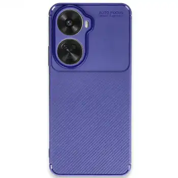 Huawei Nova 12 Se Kılıf Auto Focus Karbon Kapak - Lacivert