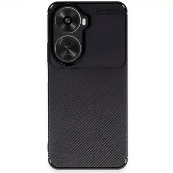 Huawei Nova 12 Se Kılıf Auto Focus Karbon Kapak - Siyah