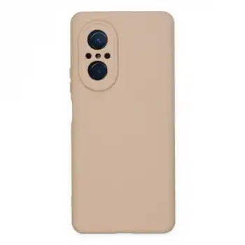 Huawei Nova 9 Se Kılıf Nano İçi Kadife Silikon - Pudra