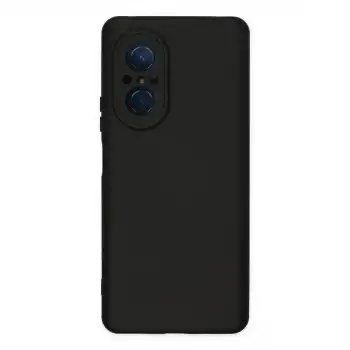 Huawei Nova 9 Se Kılıf Nano İçi Kadife Silikon - Siyah
