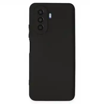 Huawei Nova Y70 Kılıf First Silikon - Siyah