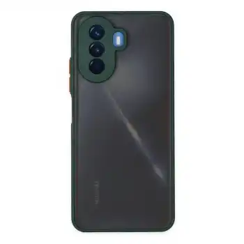 Huawei Nova Y70 Kılıf Montreal Silikon Kapak - Yeşil