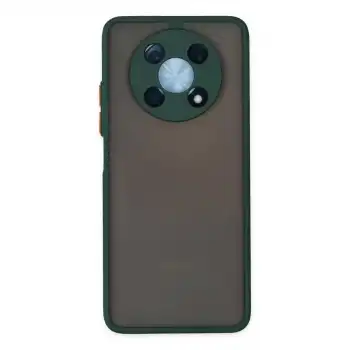 Huawei Nova Y90 Kılıf Montreal Silikon Kapak - Yeşil
